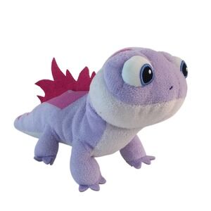 Disney Frozen 2 Bruni Fire Spirit Plush 8 Inch Purple Pink Salamander Lizard Toy